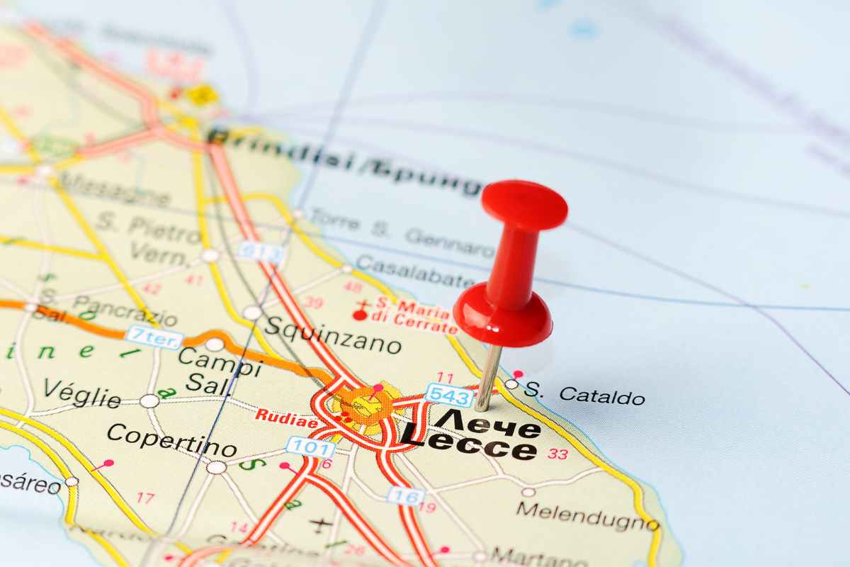 Cartina Lecce