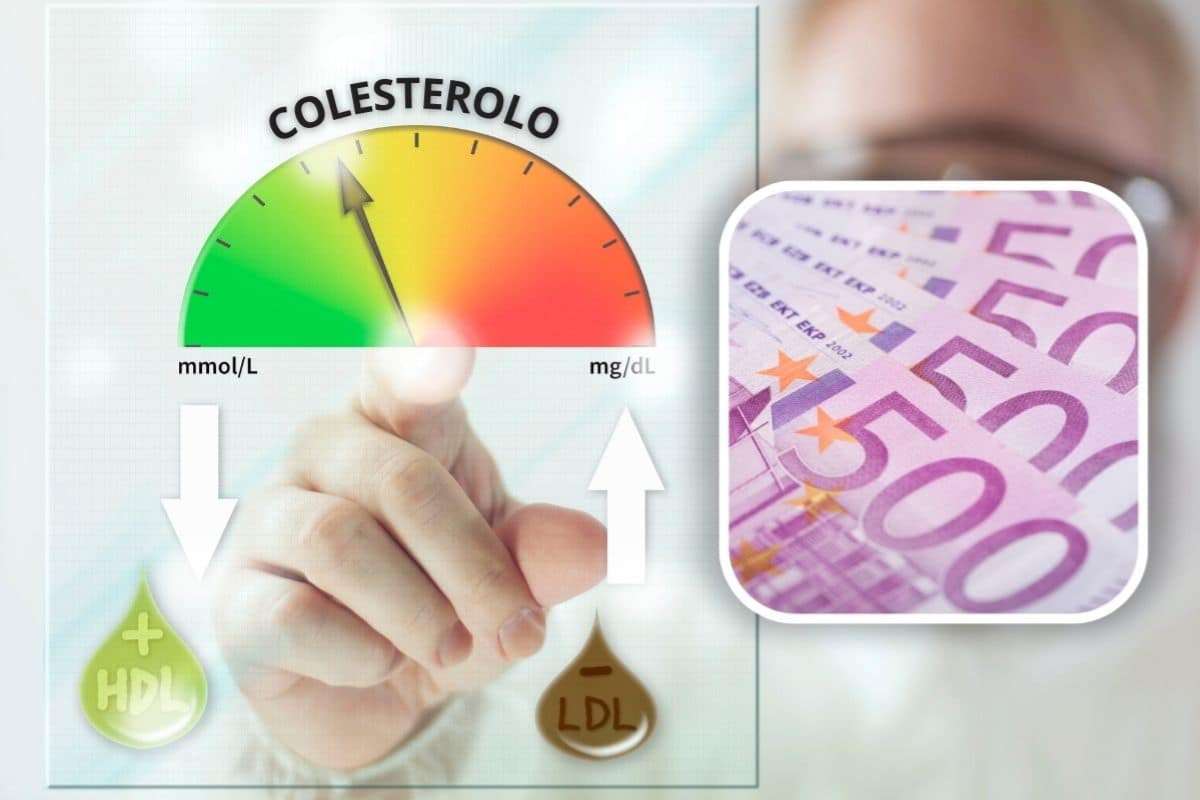 Colesterolo alto 525 euro al mese