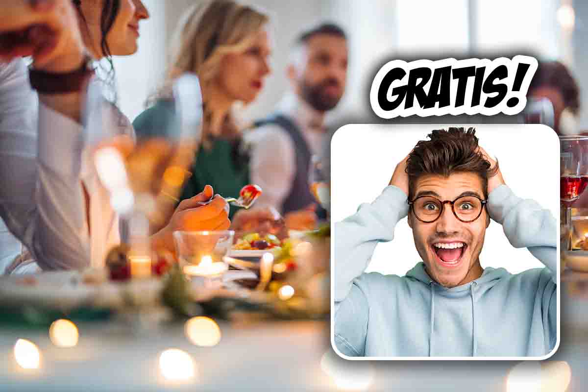 Mangiare gratis al ristorante