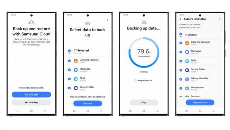 Presto Samsung integrerà uno spazio di backup in cloud temporaneo